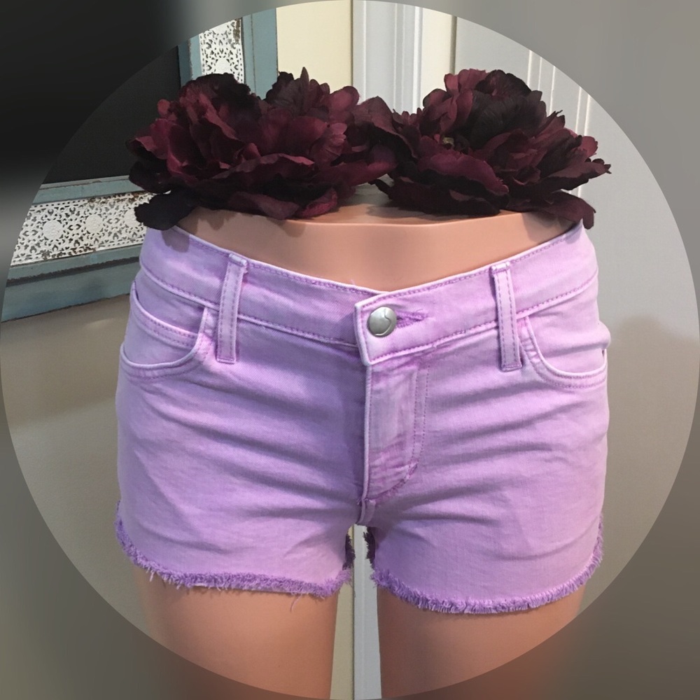 Joe’s Jeans Cut Off Shorts In Purple - NWOT - Picture 3 of 8